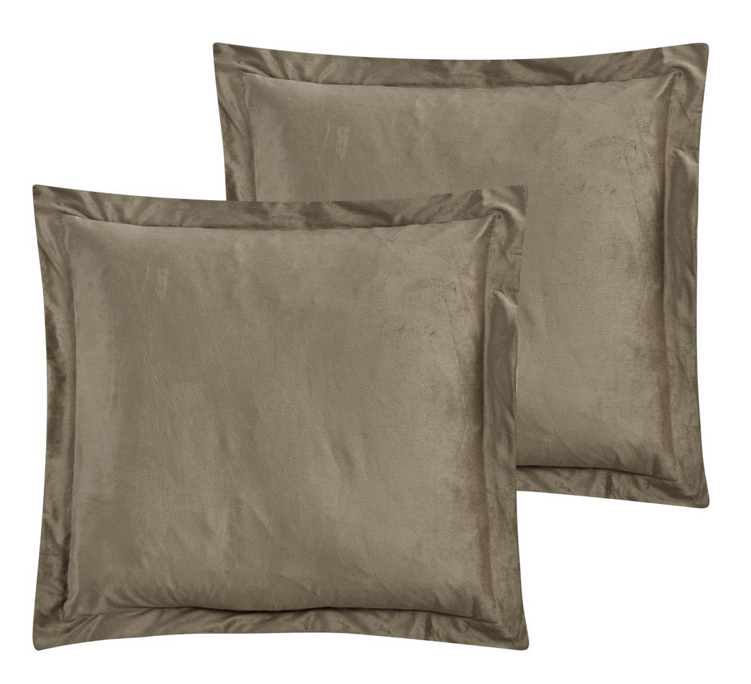 Diana Coffee Velvet Coverlet