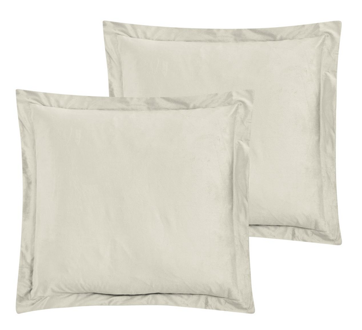 Anne White Velvet Coverlet
