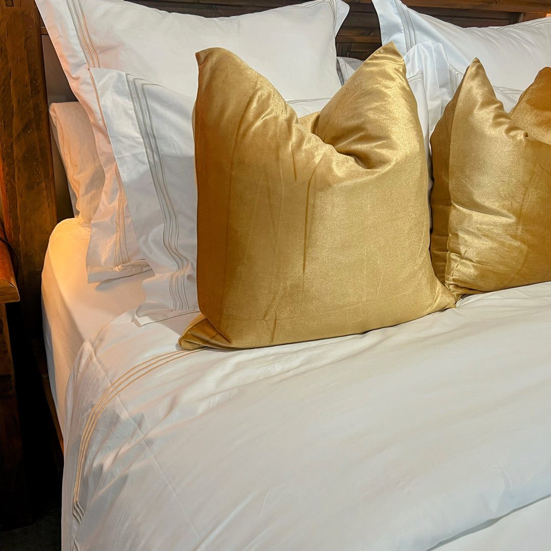 Emily Gold Velvet Pillow Cover