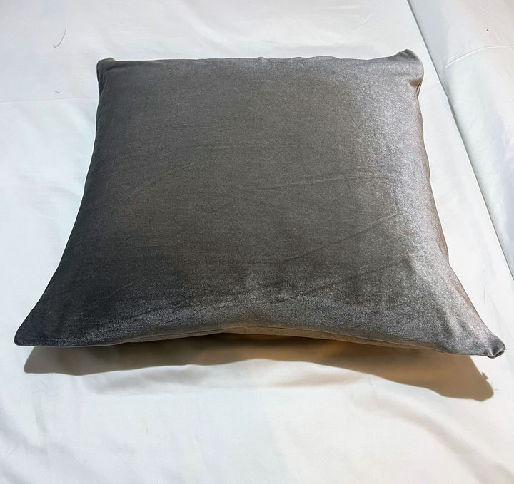 Zoe Grey Velvet Pillow Cover