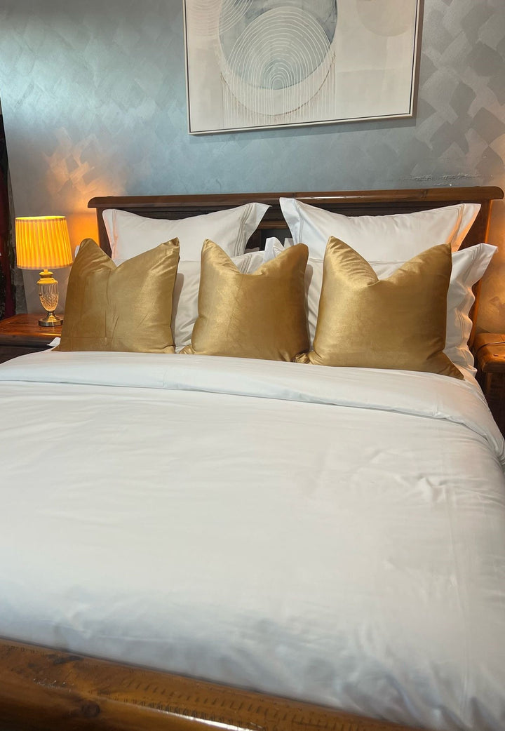 Emily Gold Velvet Pillow Cover