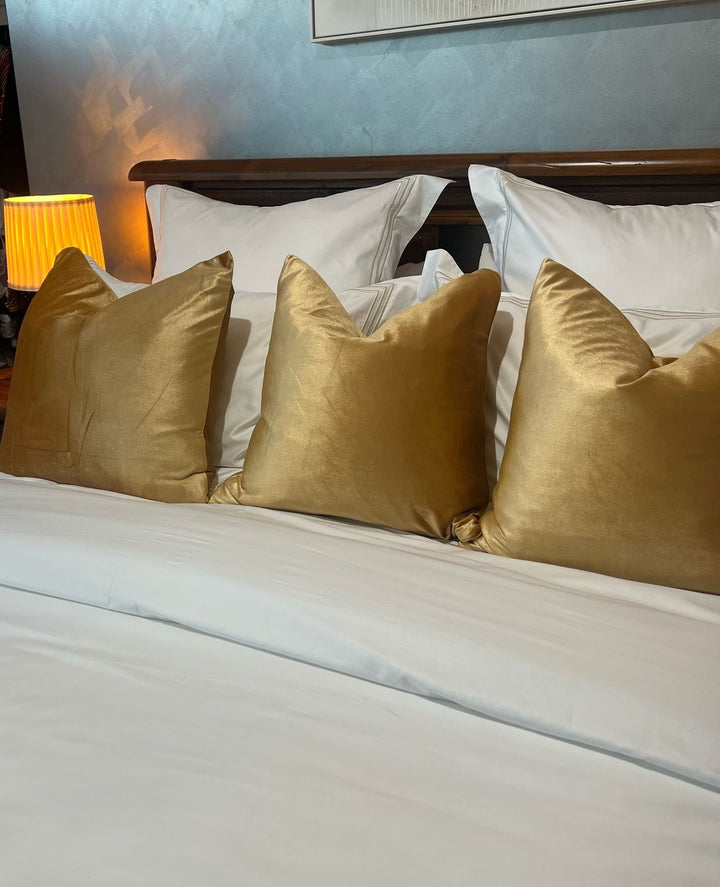Emily Gold Velvet Pillow Cover